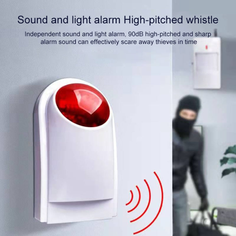 Outdoor Siren with Red Flashlight , Can be used 1.2A 12V as a Backup Battery , PA-100, PA-100 Red Outdoor Siren with Red Flashlight , Can be used 1.2A 12V as a Backup Battery , PA-100, PA-100 Red